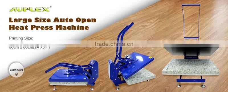 Auplex FuZhou New Product Large Format Sublimation Auto Open T-shirt Heat Transfer Machine