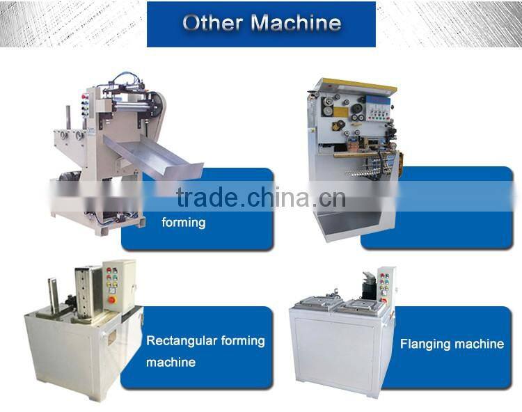 Automatic rectangular square oil thinner brake tin can making machine