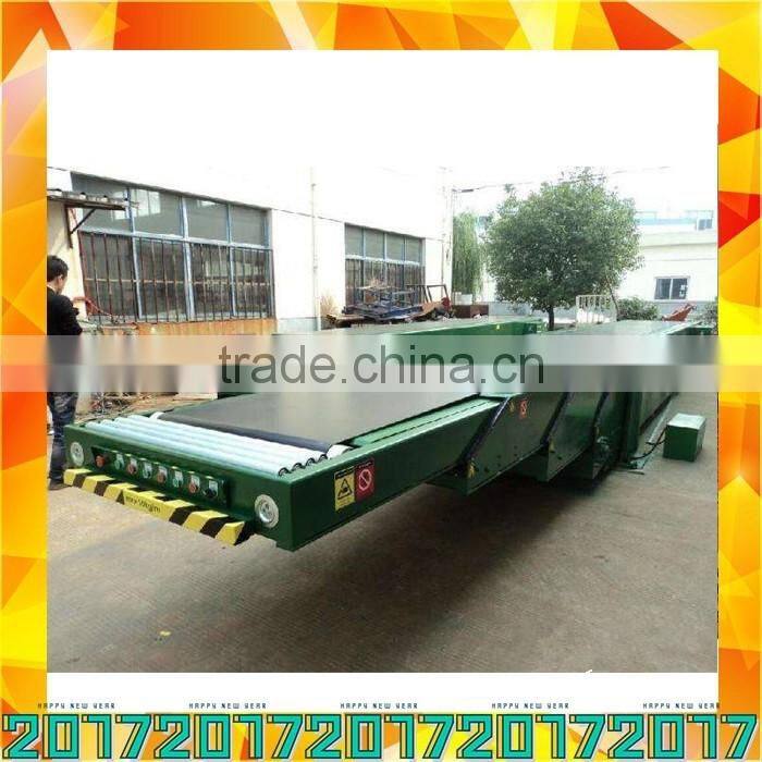 Telescopic belt conveyor for container load