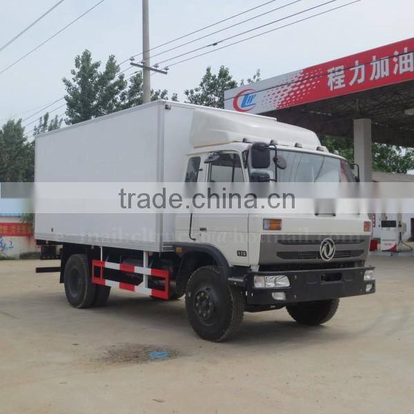 170 hp 4*2 DONGFENG Insulated Truck 10 ton