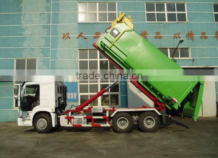 QINGZHUAN 25T SINOTRUK 6X4 hooklift truck garbage truck for sale (manufacturer)
