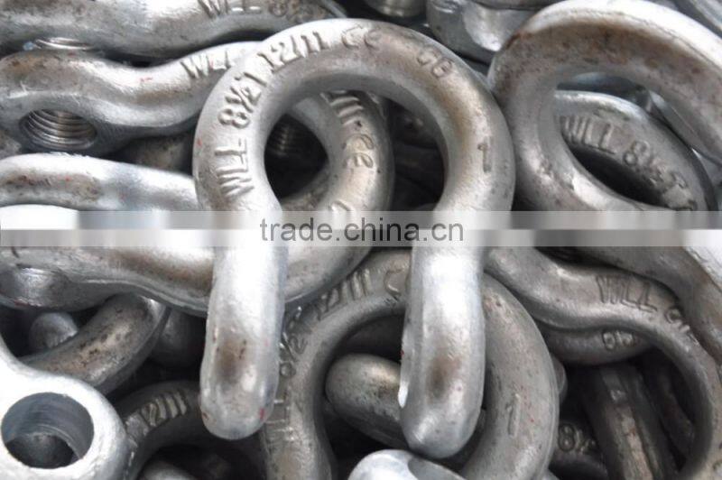 Suspension Forged Galvanized Us Type anchor snap bow Shackle price