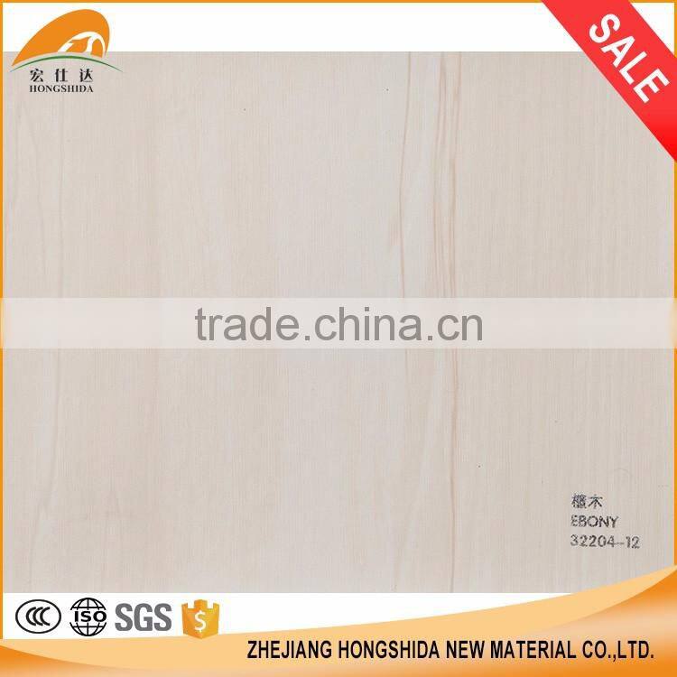 Fashion wood grain decoration soft sheet pvc film for cupboard and cabinet