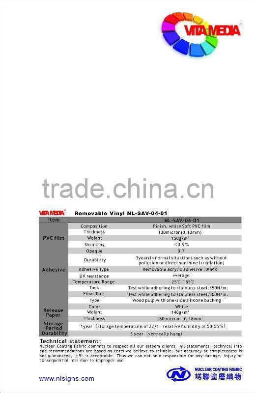 High glossy color cutting plotter self adhesive vinyl