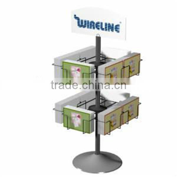 3-Tier 4-Sides Countertop Business Card Display