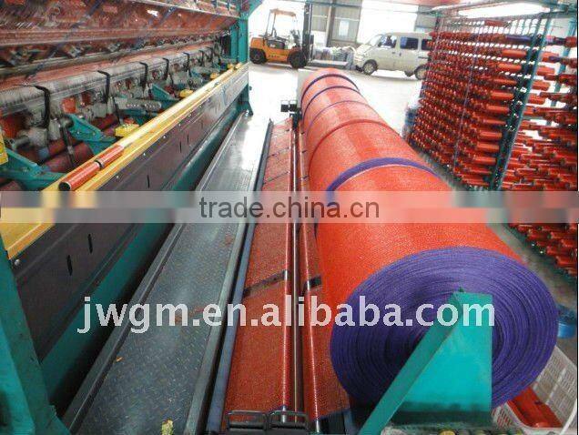 35x75cm, packing potato, red hdpe raschel mesh bag.