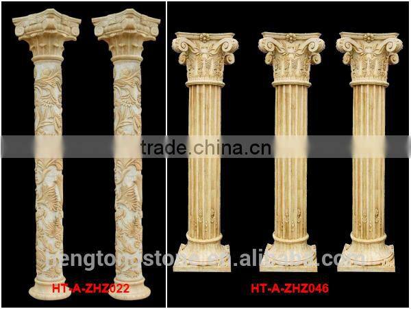 Hand Carved Decorative Marble Column