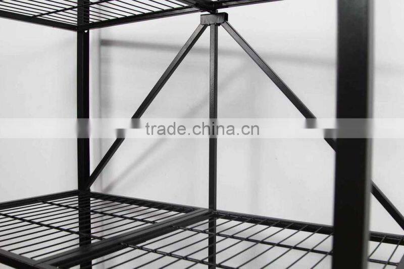 Foldable Rohs and CE certified metal storage shelves