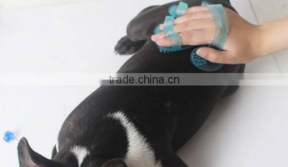 CY109 Wholesale Dog Bath Gloves Pet Massage Brush Pet Grooming Brush