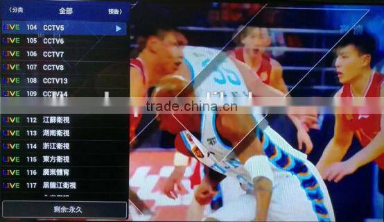 2017 Factory Cheap Strong Hongkong/Taiwan/Korea/Japan/Malaysia Live Steaming EVPAD Pro Bluetooth 1/16GB IPTV Android TV Box