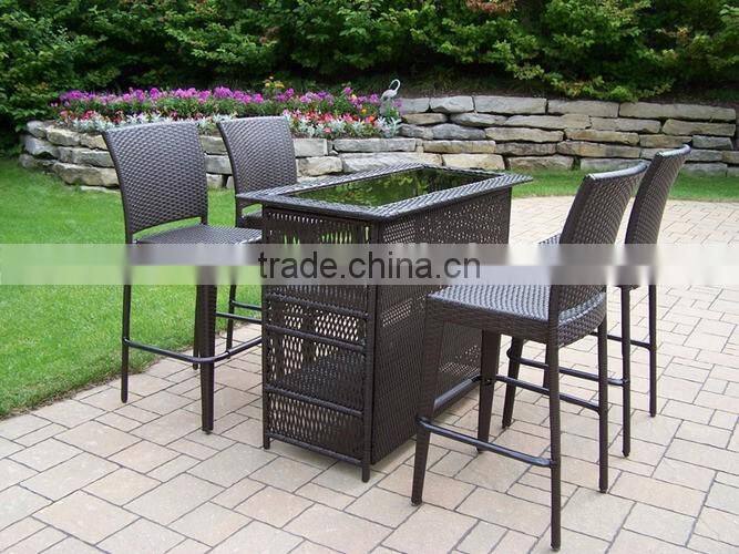 2017 Sigma high end weatherproof cebu used commercial rattan modular bar furniture