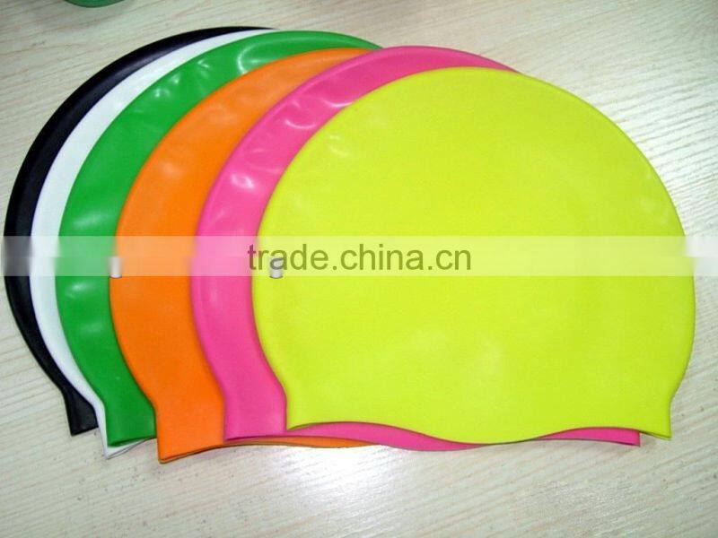 New Fashion Flexible Durable Silicone Swim Cap