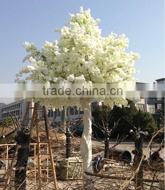 large outdoor artificial cherry blossom tree