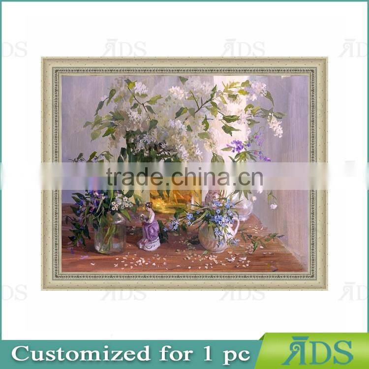 Designs Simple Flower Pot Canvas Vase Painting
