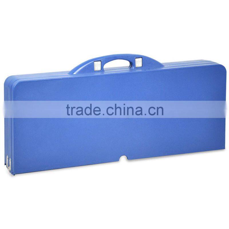 Portable Folding Table Tops Picnic Camping Outdoor Plastic Aluminum Sheet Dining 4 Chairs/Benches