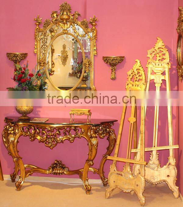 FA-210P-01 Antique hanging wall art decor with carved flower