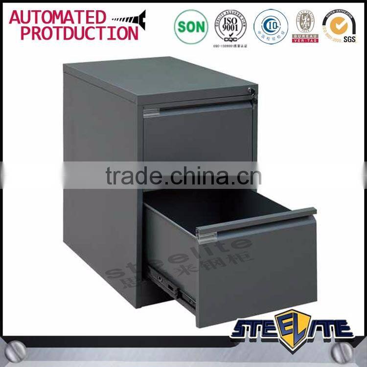 Metal office furniture 2 drawer colorful steel hanging file cabinet