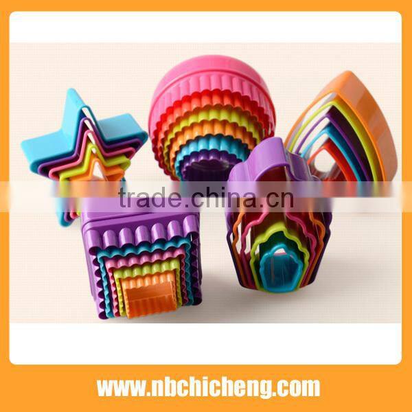 2015 News Color cute shape Plastic Cake Mould