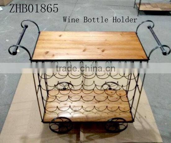 Modern Decorative Metal Red Wine Glass Display Rack for Storage