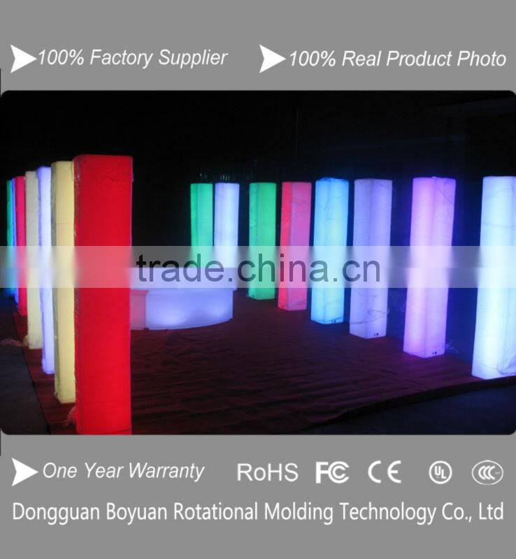 16 coloring changing wholesale led wending decoration bar column
