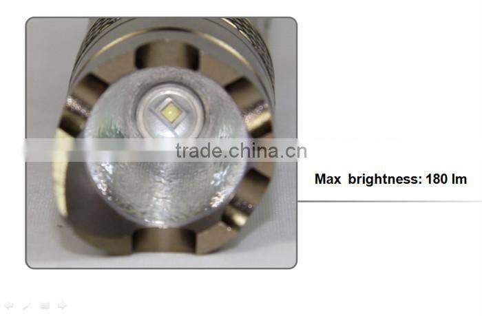 Powerful Outdoor Camping LED Flashlight Rechargeable Aerospace Alluminium Alloy Flashlight Warning Light Working Light