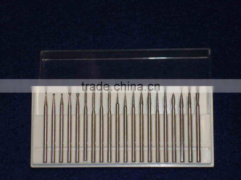 20PCS/SET DIAMOND MOUNTED POINTS/Dental diamond burs