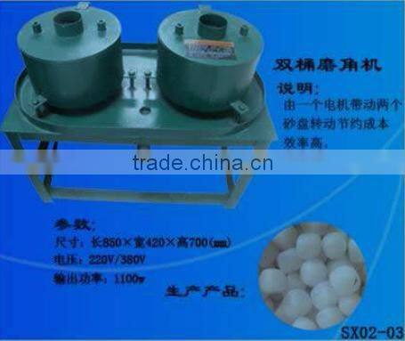 high quality stone beads grinding machine with drum, stone beads chamfering machine