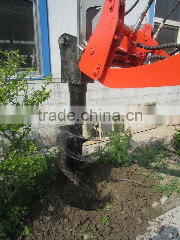 mini wheel loader with auger