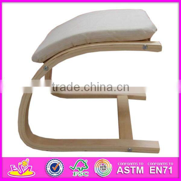 Top Quality Classic Upholstered Dining Chair for kids,Elegant wooden toy upholstered dining chairs,wooden relax chair W08F026