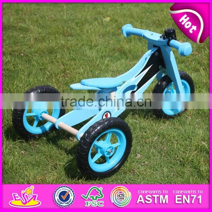 2016 new design child wooden mini bike,convertible kid wooden mini bike W16A022