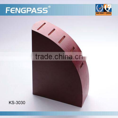 Colorful surface pp universal round knife block(371-389-476)