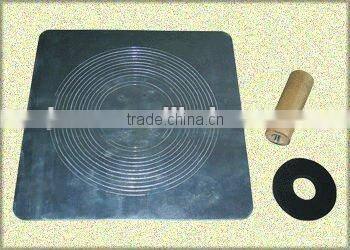 wooden handle biscuit pan plastic aluminium tray