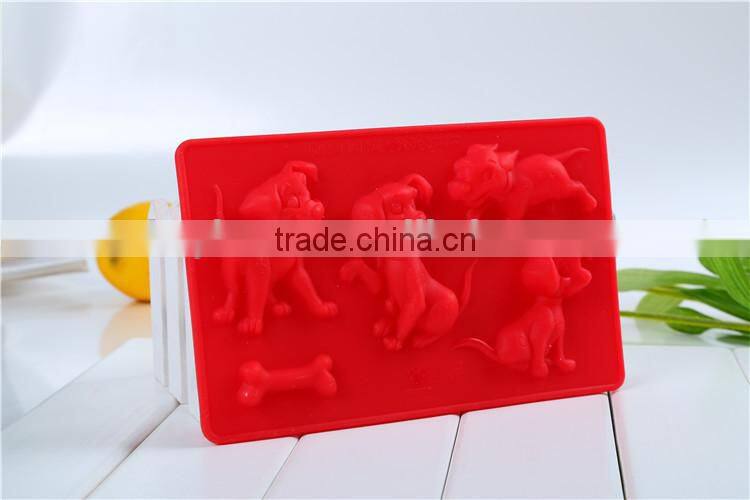 Silicone dog cake molds fondant cake decorating silicone molds