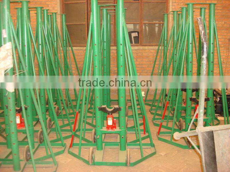 Supply 8T 10T Trapezoidal and hydraulic cable drum jack