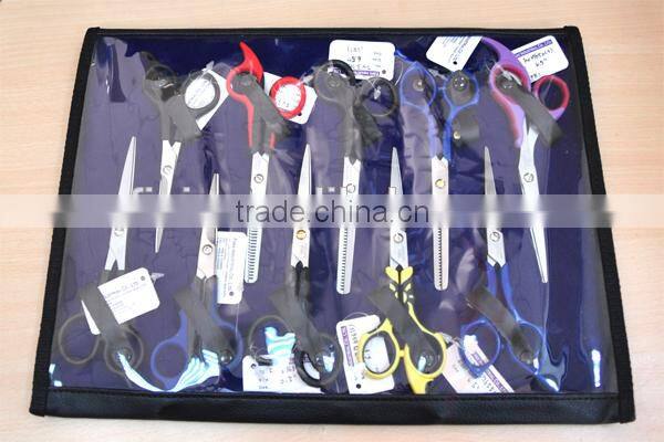 Professional 10PCS Collection Transparent Cover Hair Scissors Case