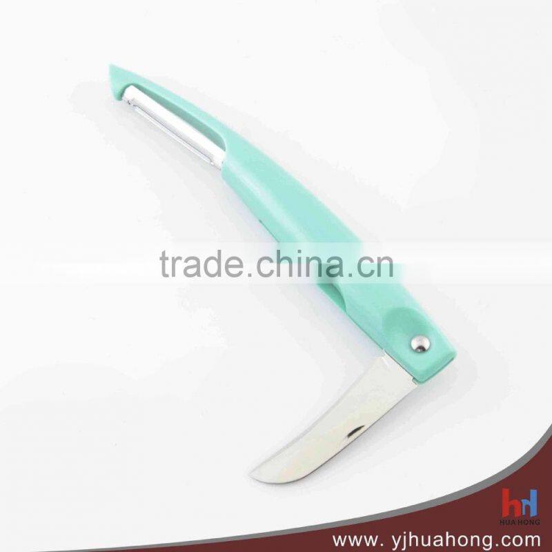 Comfortable and durable stainless steel blade vegetable peeler (HPL-17A)
