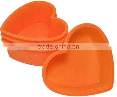 Christmas gift baking tools Silicone heart shape pan