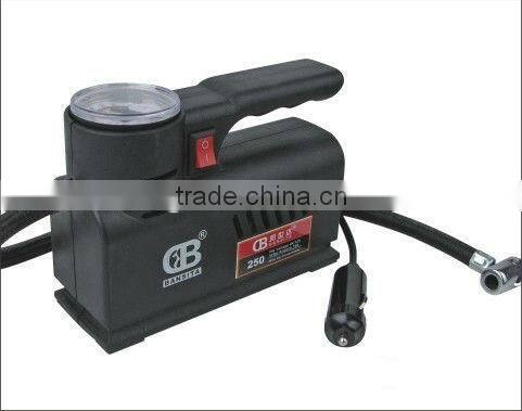 Best Price 250PSI Max Pressure And 12V Voltage Portable Car Tire Air Compressor