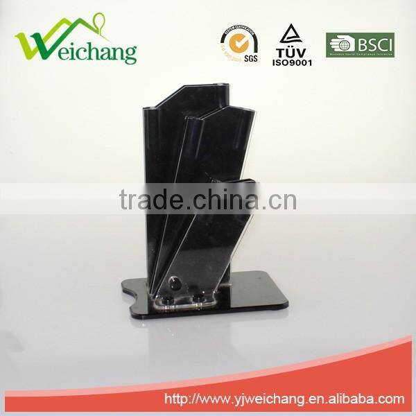 WCCP003 3 PCS acrylic knife holder cutting head fashion design knife rack,