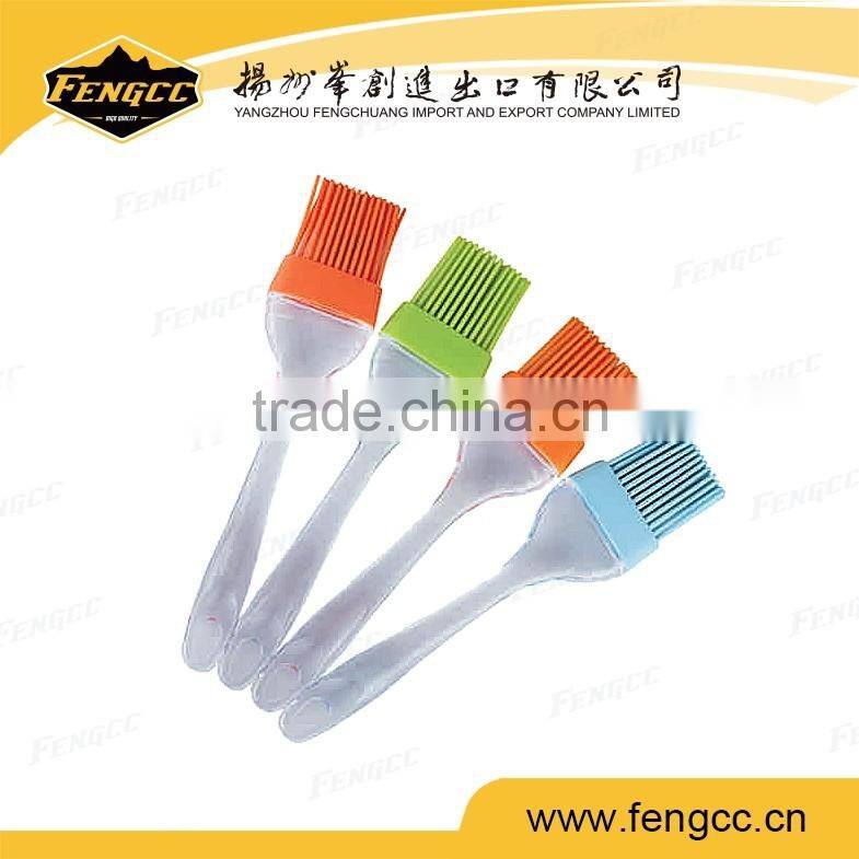 High quality long handle silicone cookie spatula / silicone brush for bread and cream