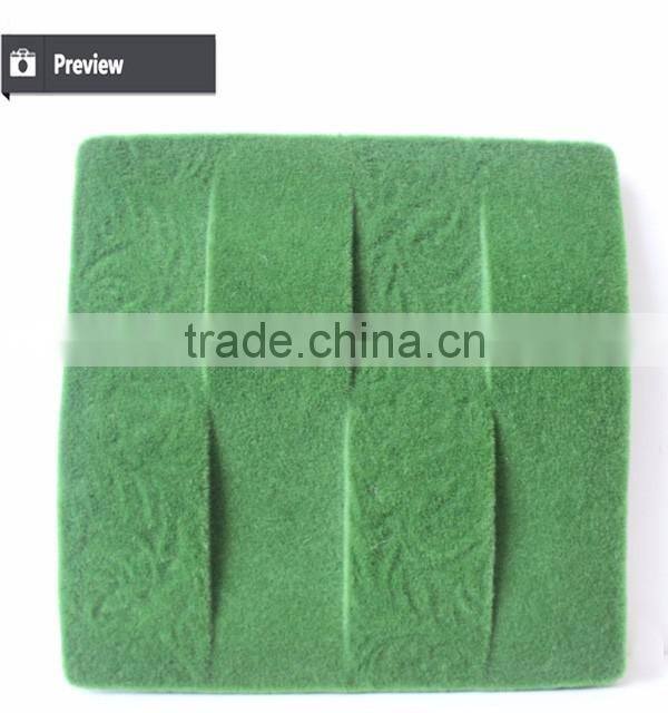 Factory direct sell artificial moss and flocking carpet for garden decoration