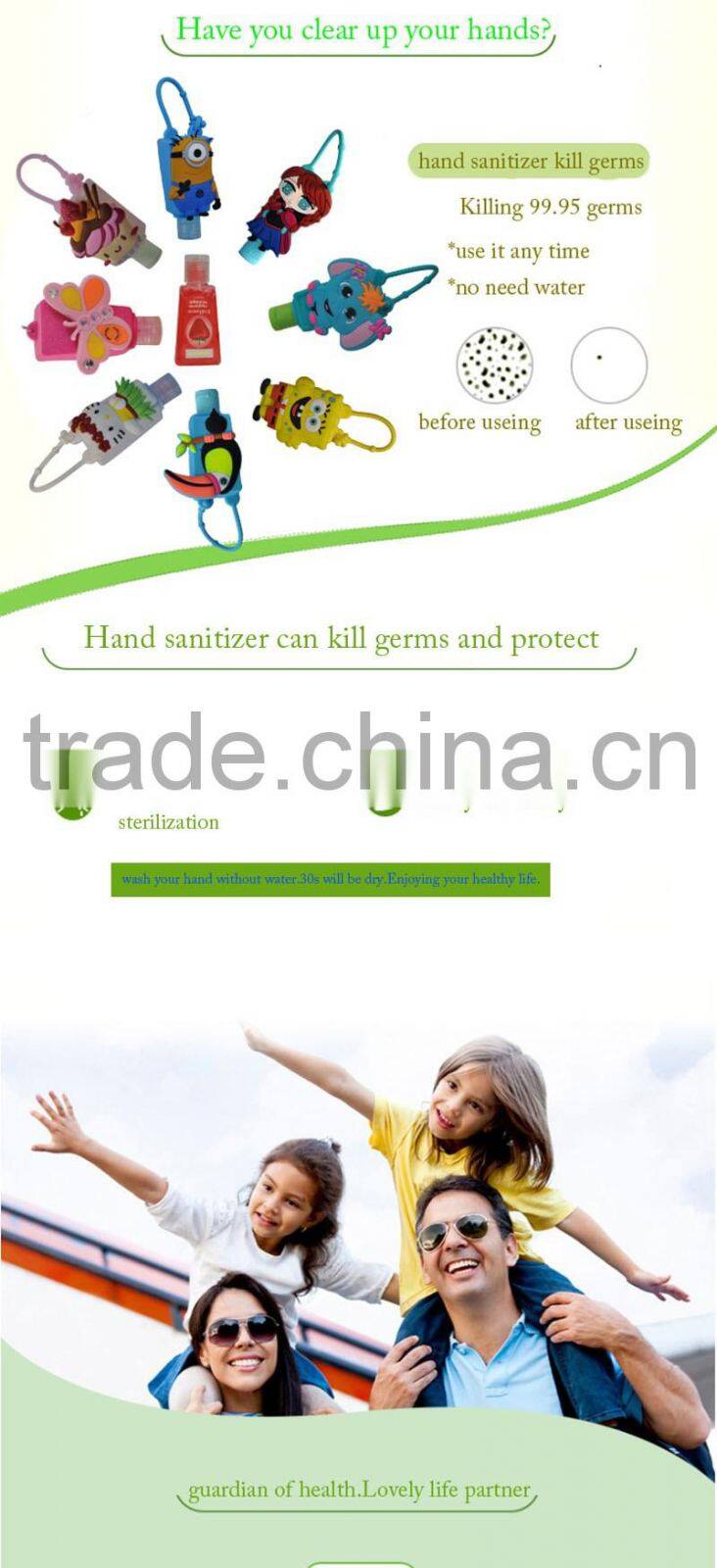 z-92 Hot saling cute cartoon pen shape hand sanitizer spray