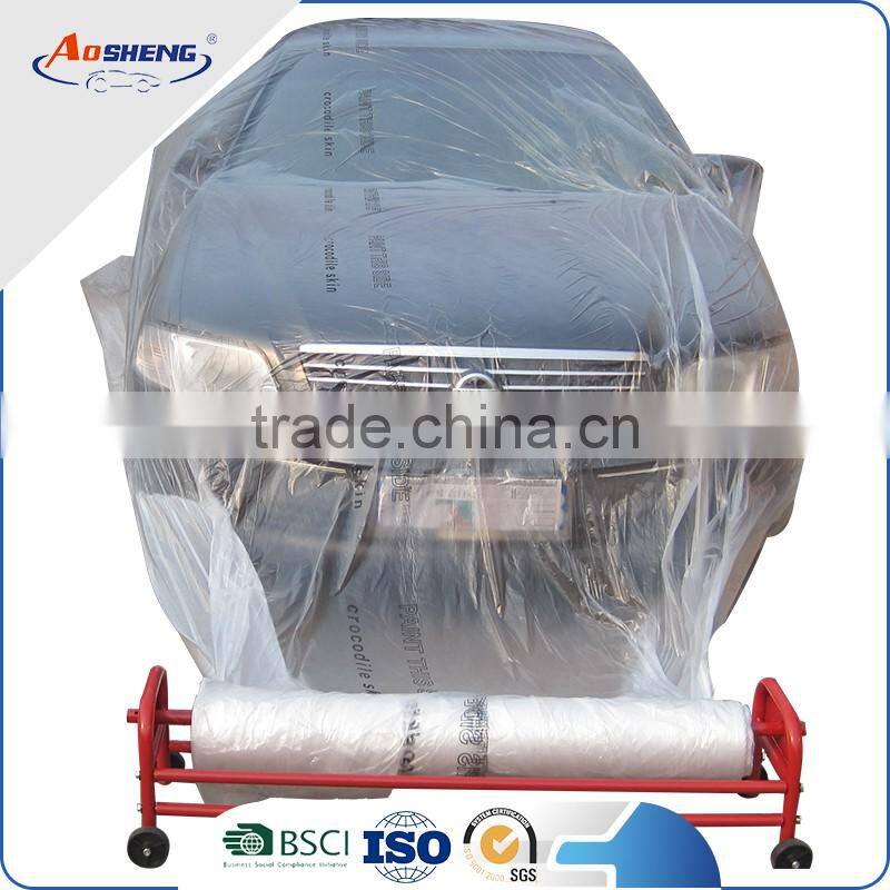 HDPE car overspray masking film Logo printing