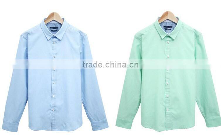 cotton long sleeve plain t-shirt for men shirts 2016