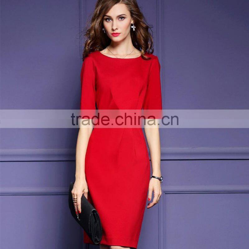 OEM beauty women designer formal dress ladies office dress ladies formal one-piece dresses