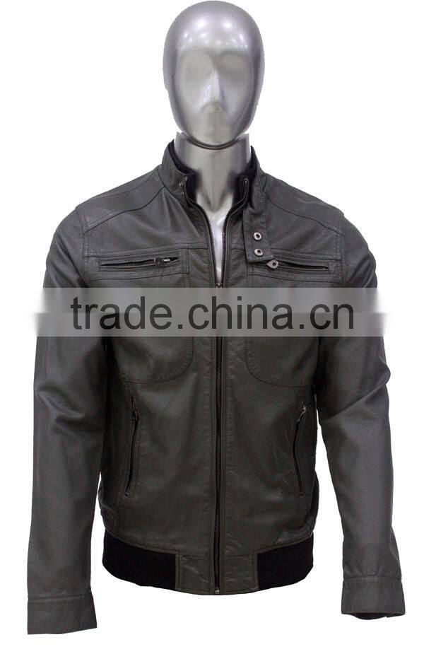 ALIKE PU leather jacket man jacket bulk wholesale jacket