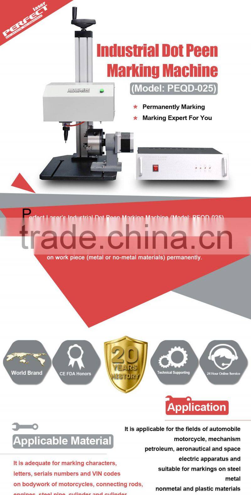 Automotive Industry Pneumatic Vin Number Printing Machine , serial number stamping machine