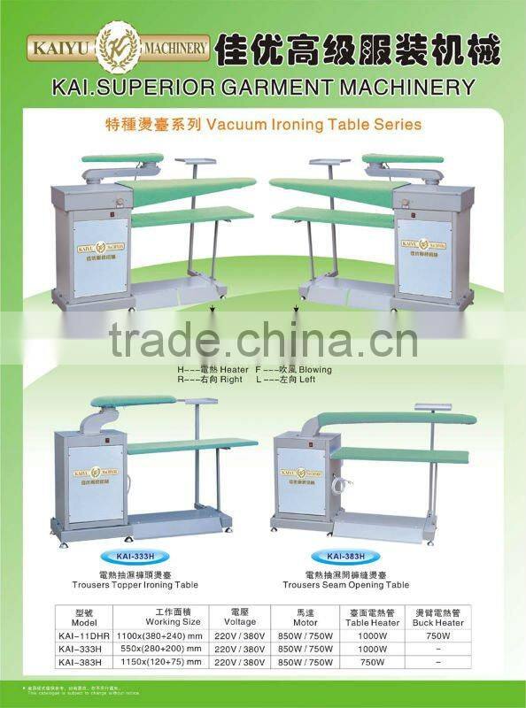 KAI-11DHR 750W Buck Heater,1000W Table Heater Industrial Vacuum Ironing Table
