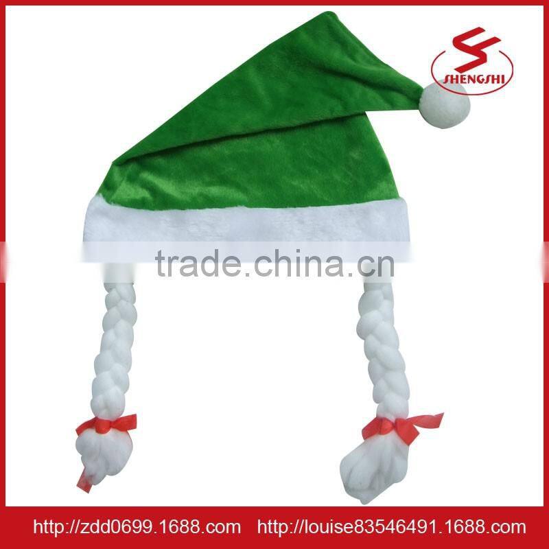 Digit printing custom hawaii style christmas hat