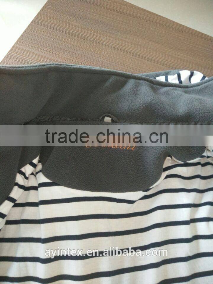 Custom polar fleece jacket with hood